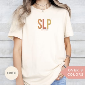 Personalized SLP Nurse Shirt, Custom SLP Nurse T-shirt, SLP Nurse Gift, Speech Language Pathologist Tshirt, Speech Therapist T shirt, Tee