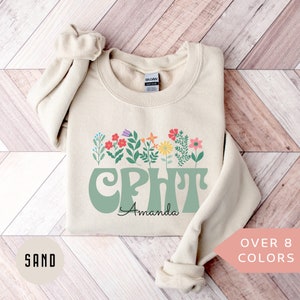 Personalized CPHT Sweatshirt, Custom CPhT Shirt, Certified Pharmacy Technician Crewneck, Nurse Appreciation Gift, Pharmacy Tech Sweater