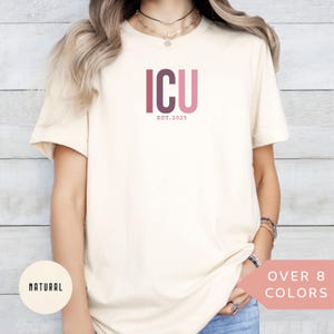 Personalized ICU Nurse Shirt, Custom ICU Nurse Tshirt, ICU Nurse Gift, Nurse Appreciation Gift, Critical Care Nurse T-shirt, Icu Nurse Tee