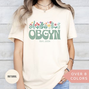 Personalized OBGYN Shirt, Custom OBGYN Nurse T-shirt, Obstetrics and Gynecology Nurse Tshirt, Nurse Appreciation Gift, OBGYN Nurse Tee