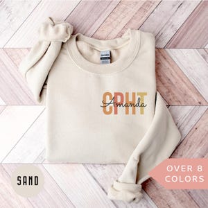 Personalized CPHT Sweatshirt, Custom CPhT Shirt, Certified Pharmacy Technician Crewneck, Nurse Appreciation Gift, Pharmacy Tech Sweater