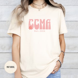 Personalized CCMA Nurse Shirt, Custom CCMA Nurse T-shirt, CCMA Nurse Gift, Nurse Appreciation Gift, Certified Clinical Medical Assistant Tee