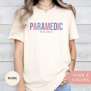 Personalized Paramedic Shirt, Custom Paramedic T-shirt, Paramedic Gift, Emergency Medical Technician Tshirt, EMT Gift, EMS Shirt,EMT T Shirt