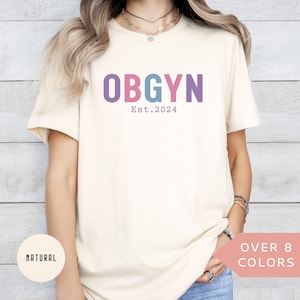 Personalized OBGYN Shirt, Custom OBGYN Nurse T-shirt, Obstetrics and Gynecology Nurse Tshirt, Nurse Appreciation Gift, OBGYN Nurse Tee