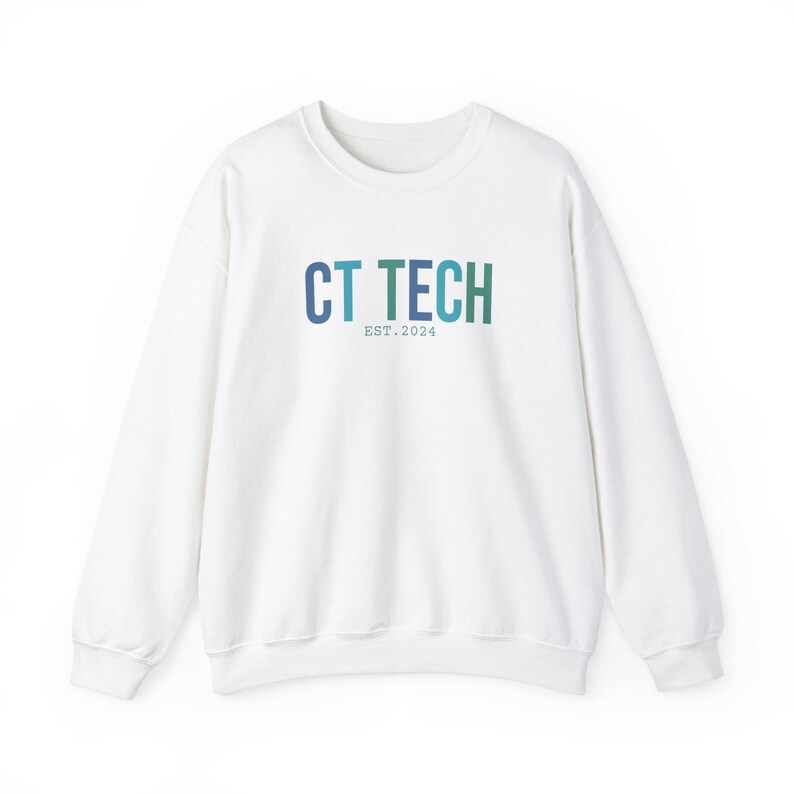 Personalized CT Tech Sweatshirt, Custom CT Technologist Shirt, CT Tech