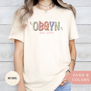 Personalized OBGYN Shirt, Custom OBGYN Nurse T-shirt, Obstetrics and Gynecology Nurse Tshirt, Nurse Appreciation Gift, OBGYN Nurse Tee