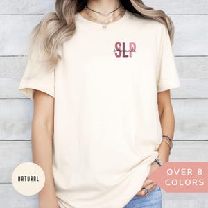 Personalized SLP Nurse Shirt, Custom SLP Nurse T-shirt, SLP Nurse Gift, Speech Language Pathologist Tshirt, Speech Therapist T shirt, Tee