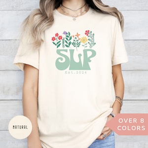 Personalized SLP Nurse Shirt, Custom SLP Nurse T-shirt, SLP Nurse Gift, Speech Language Pathologist Tshirt, Speech Therapist T shirt, Tee