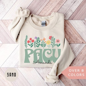 Personalized PACU Sweatshirt, Custom PACU Nurse Shirt, PACU Nurse Crewneck, Nurse Appreciation Gift, Post Anesthesia Care Unit Pink Sweater