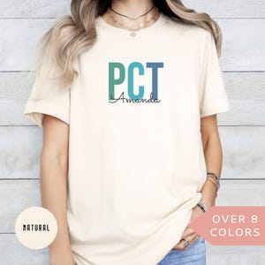 Personalized PCT Nurse Shirt, Custom PCT Nurse T-shirt, PCT Nurse Gift, Patient Care Technician Tshirt, Nurse Appreciation T shirt, Pct tee