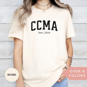 Personalized CCMA Nurse Shirt, Custom CCMA Nurse T-shirt, CCMA Nurse Gift, Nurse Appreciation Gift, Certified Clinical Medical Assistant Tee
