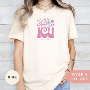 Personalized ICU Nurse Shirt, Custom ICU Nurse Tshirt, ICU Nurse Gift, Nurse Appreciation Gift, Critical Care Nurse T-shirt, Icu Nurse Tee
