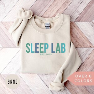 Personalized Sleep Lab Sweatshirt, Custom Sleep Lab Technician Shirt, Sleep Tech Gift,Nurse Appreciation Gift, Polysomnographic Technologist