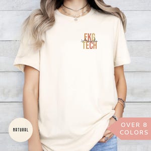 Personalized EKG Tech Tech Shirt, Custom EKG Technician T-shirt, EKG Tech Gift, Nurse Appreciation Gift,Electrocardiograph Technician Tshirt