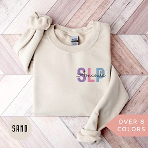 Personalized SLP Nurse Sweatshirt, Custom SLP Nurse Shirt, SLP Nurse Gift, Speech Language Pathologist Crewneck, Speech Therapist Sweater