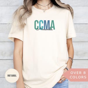 Personalized CCMA Nurse Shirt, Custom CCMA Nurse T-shirt, CCMA Nurse Gift, Nurse Appreciation Gift, Certified Clinical Medical Assistant Tee