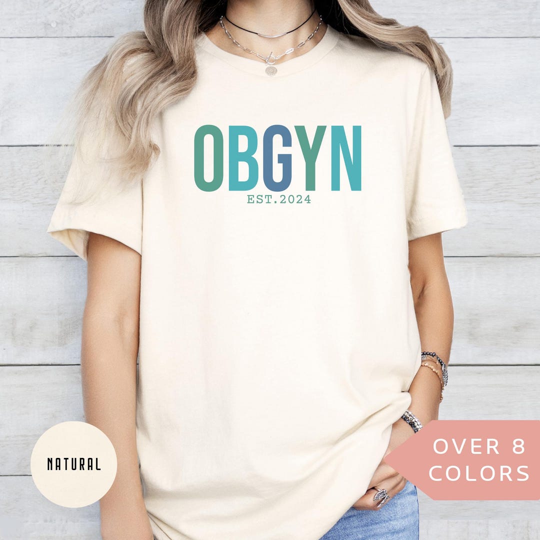 Personalized OBGYN Shirt, Custom OBGYN Nurse T-shirt, Obstetrics and ...