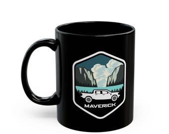 Ford Maverick Tasse: Dark Edition Keramik Kaffeetasse (11 Unzen)