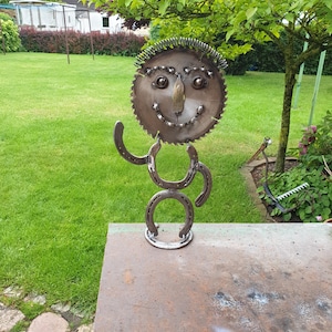 Figure made of scrap metal