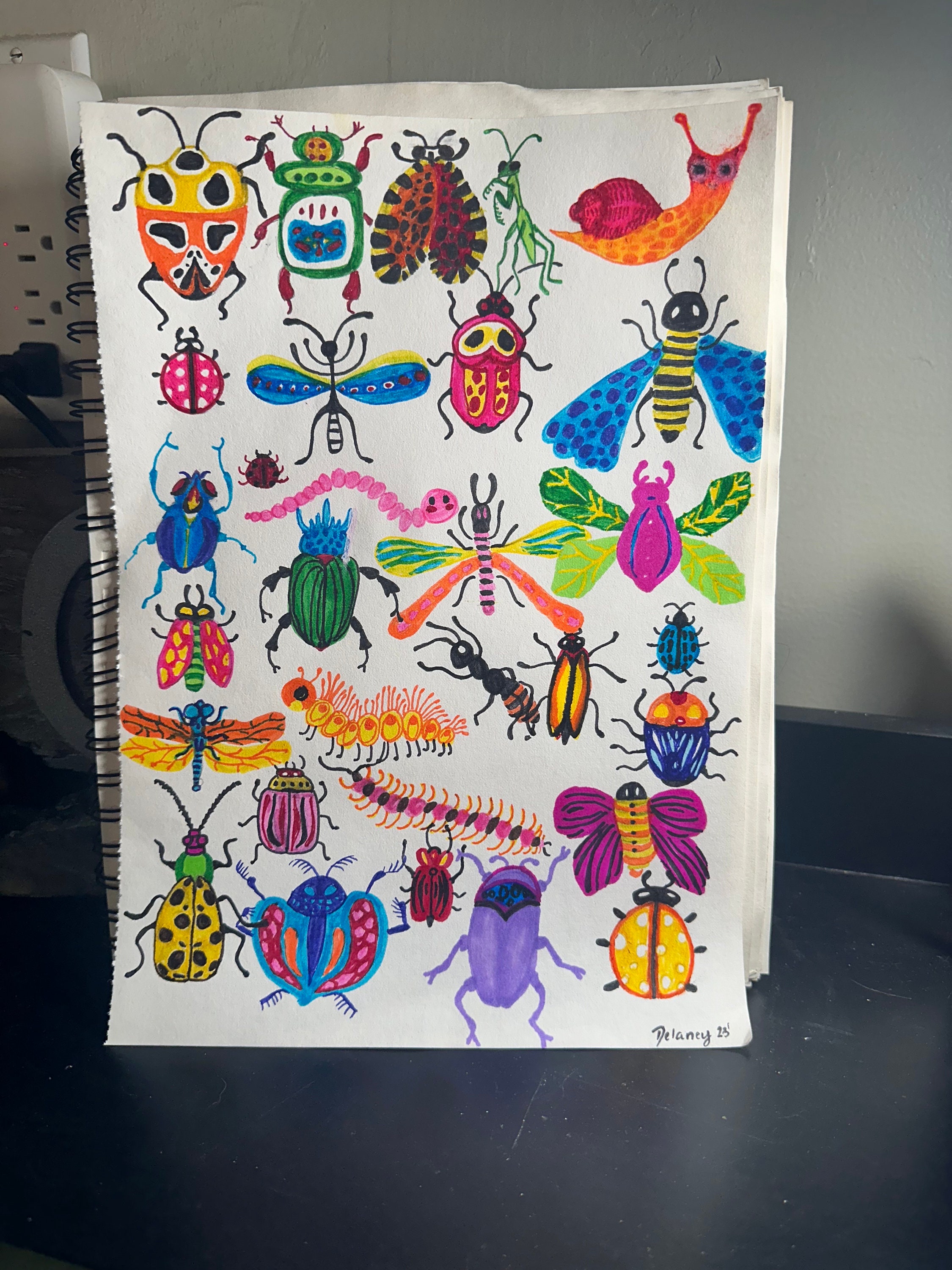 Bug Drawing - Etsy