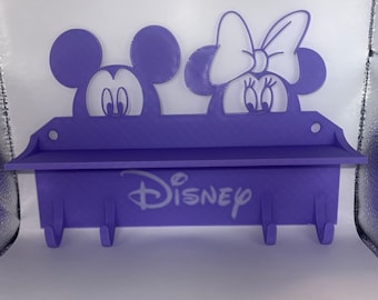 Disney design Childrens hook/Key shelf