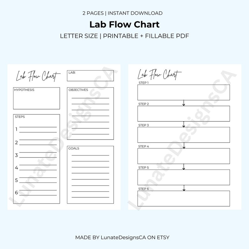 Science Lab Flow Chart, School Flow Chart, Biology/nursing/kinesiology ...