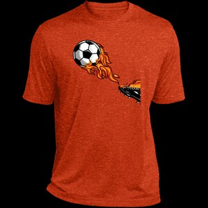 Camiseta de rendimiento Flaming Soccer Kick DIGISOFT™ ST360 jaspeada