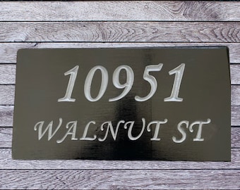 Hand Made House or Business Address Sign