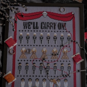 My Chemical Romance Cross Stitch – The Black Parade Sampler Pattern
