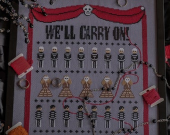 My Chemical Romance Cross Stitch – The Black Parade Sampler Pattern