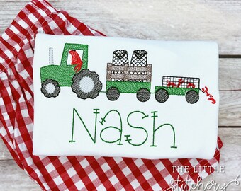 Crawfish Tractor Shirt: Custom Monogrammed Cajun Toddler Tee