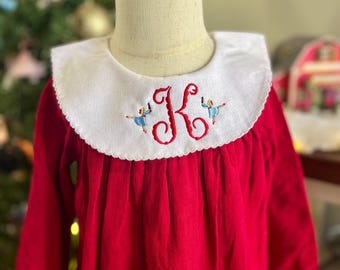 Corduroy Christmas Dress: Personalized Holiday Outfit