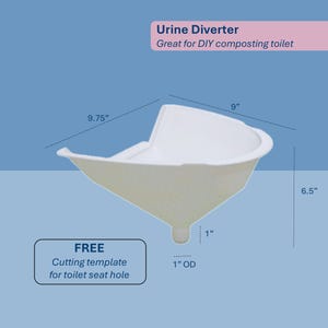 Urine Diverter for DIY Composting Toilet - Etsy