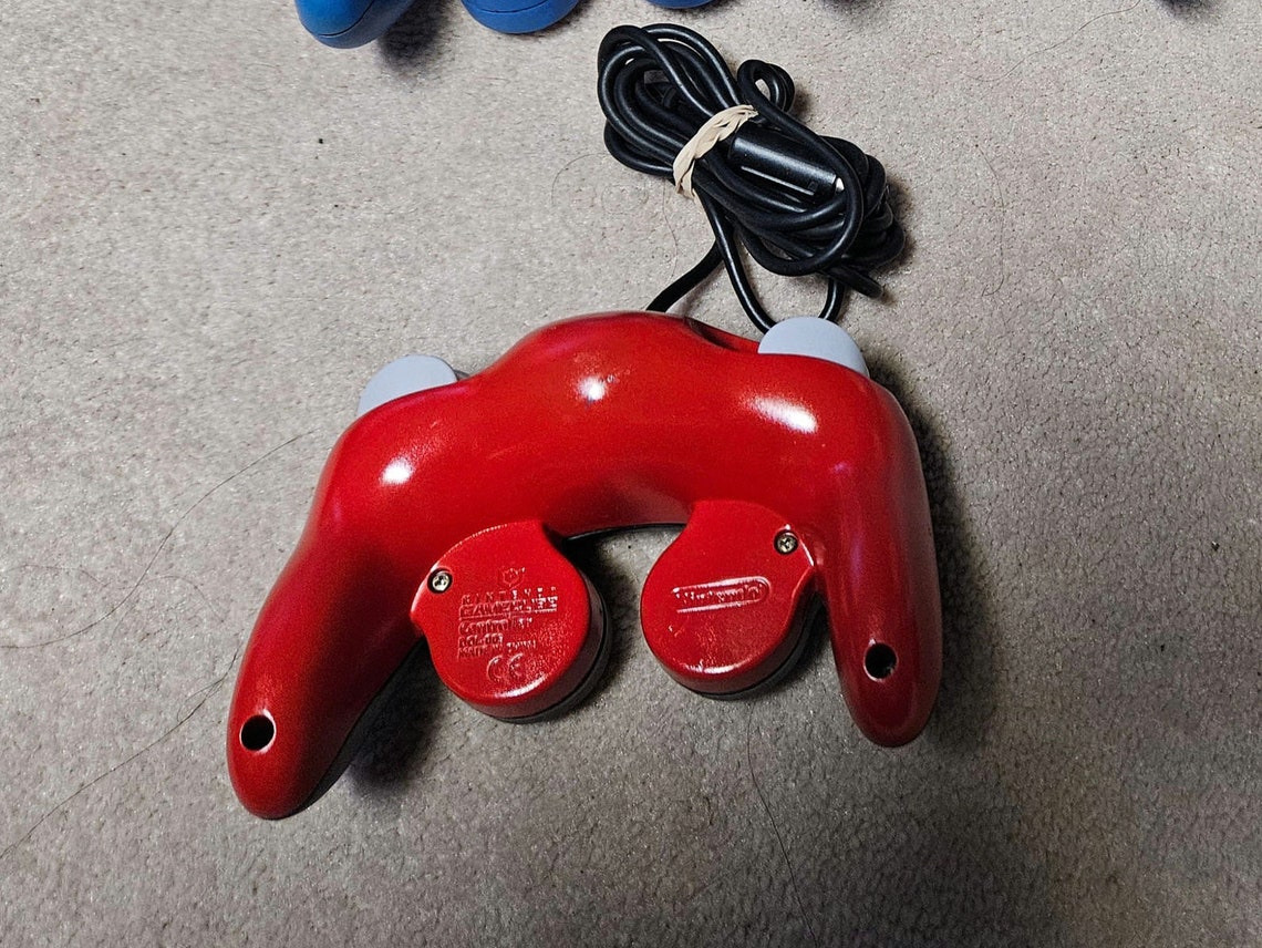 Ide Controller Red Custom Painted Black and Red OEM Gamecube Controller - Etsy
