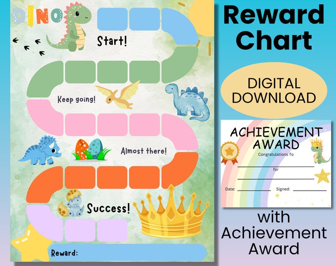 Zoo Reward Chart for Kids With Printable Achievement Award and Idea ...