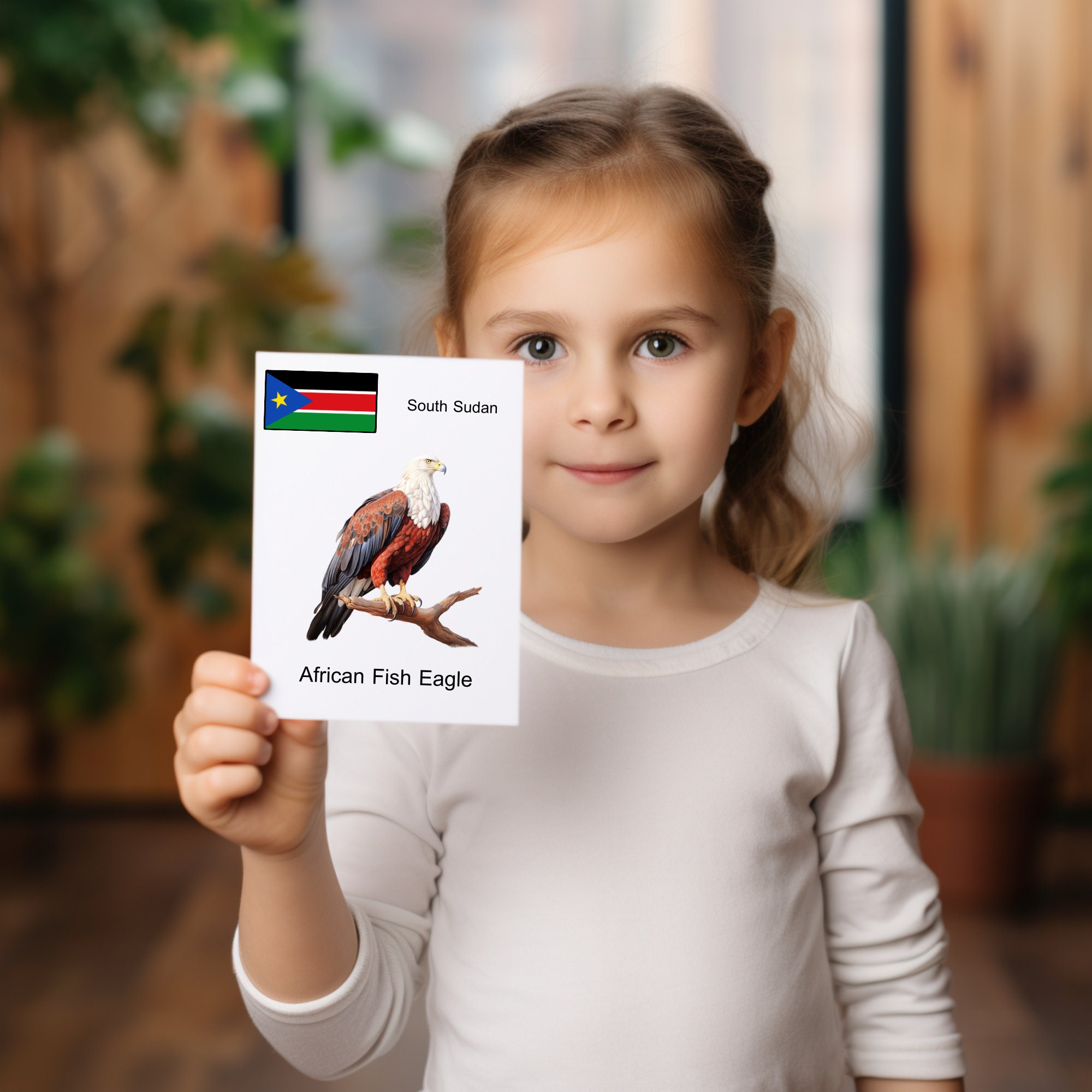 National Animal Digital Printable Flash Cards Learning Tool for ...