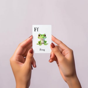 Animal Alphabet Flashcards for kids