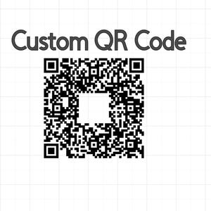 QR Code iron on htv application