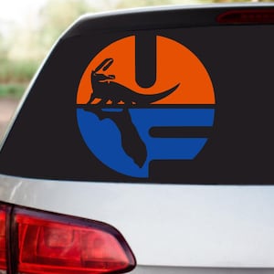 Adesivo UF/Adesivo Gators vecchia scuola