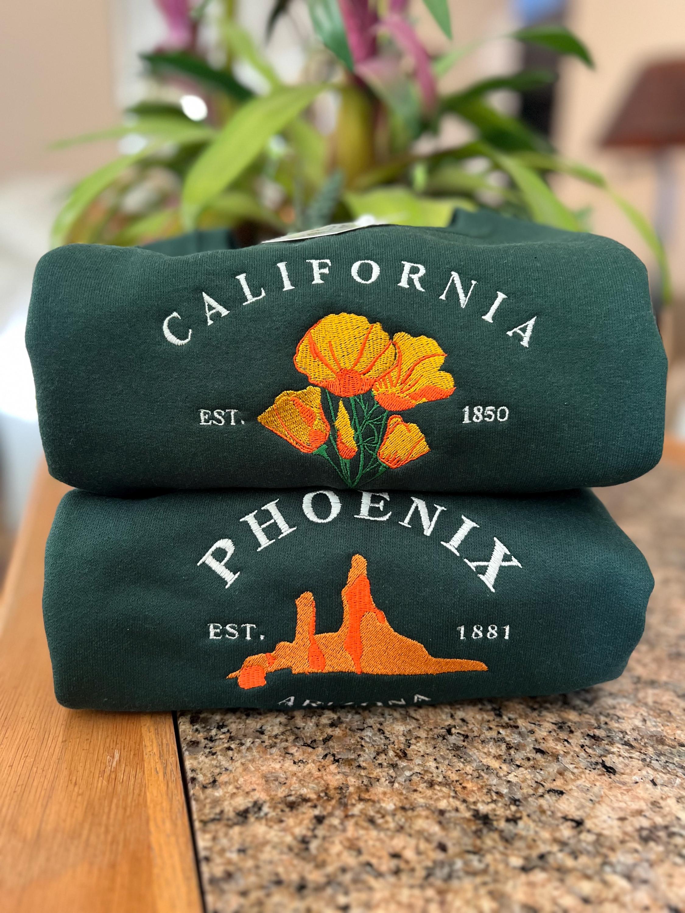 Embroidered Phoenix, Embroidered Phoenix Sweatshirt, Arizona