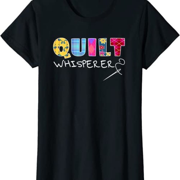 Frauen lustige Quilt Whisperer Quilten Spruch Zitat Nähen Geschenk Idee T-Shirt, Sweatshirt, Hoodie - 26172