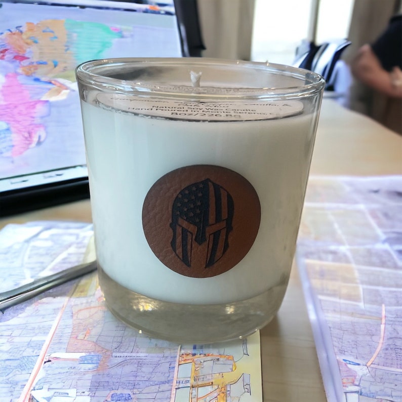 Tier One gunpowder, Black Pepper, Oak Moss & Vanilla 8oz Whiskey Glass