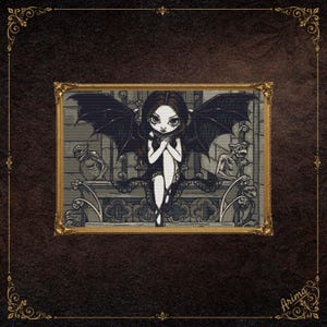 Gargoyles of Notre Dame Cross Stitch Pattern – Jasmine Becket-Griffith Art | PDF Gothic Fantasy Embroidery | Cathedral Gargoyle X Stitch