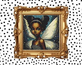 Enchanting Fairy Cross Stitch Pattern, Pattern Keeper Compatible, Detailed Fantasy Design for All Skill Levels