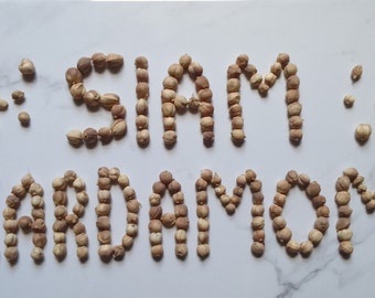 White Cardamom, Siam Cardamom, Siamese Cardamom, Thai Cardamom, Round Cardamom, Amomum krevanh, Luk Krawan,