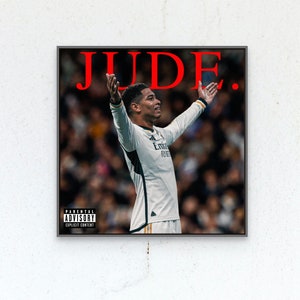 Jude Bellingham Album Cover Poster - Sports Wall Art