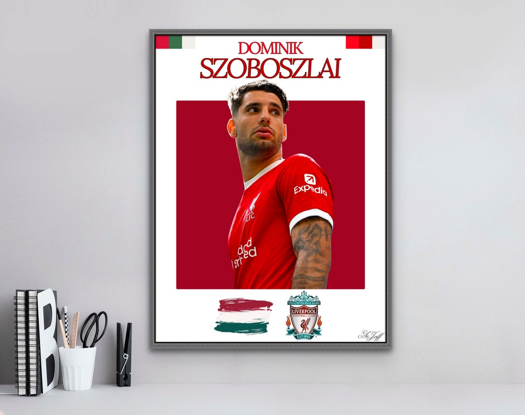 Dominik Szoboszlai Poster, Liverpool Poster, Soccer Poster, Sports