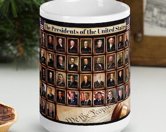 Mug Presidents of the United States of America Donald Trump White Glossy