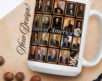 Mug Presidents of the United States of America Donald Trump White Glossy