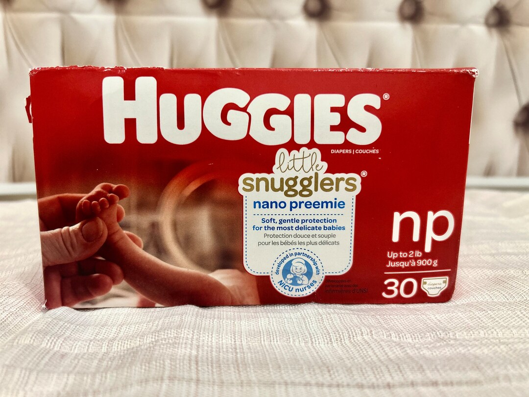 Huggies Nano Preemie Diapers Etsy